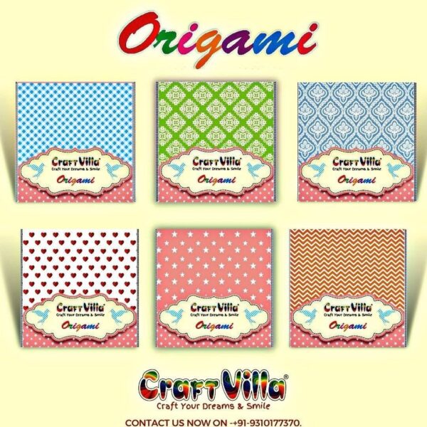 Craft Villa Craft Paper 6X6cm - Origami