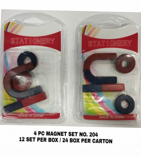Magnet 4 Pc Set No. 204