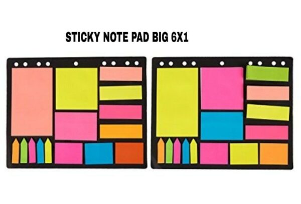 Sticky Note Pad 6x1 Big