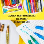 Acrylic Paint Marker Set No.RM-1557 (12 Pcs)