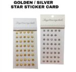 Golden / Silver Star Sticker Card - Image 2