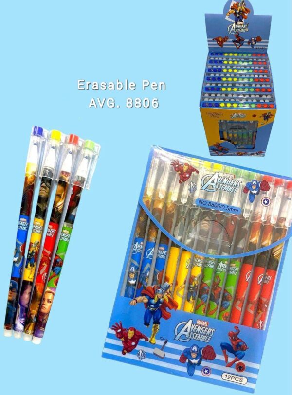 Erasable Pen Avenger No.8806 (12 Pc Set)