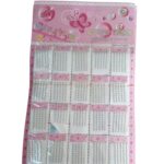 Silver Moti Sticker Chart (20 Pc Chart)