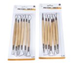 Wooden Pottery Tools - 6 Pcs Set - Image 3