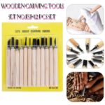 Wooden Carving Tools 12 Pcs Set No. KSJ-12
