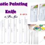 Plastic Painting Knife - 6 Pcs Set