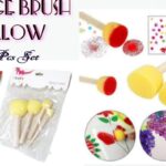 Sponge Brush Yellow (4 pc set)