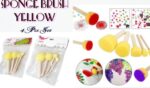 Sponge Brush Yellow (4 pc set)