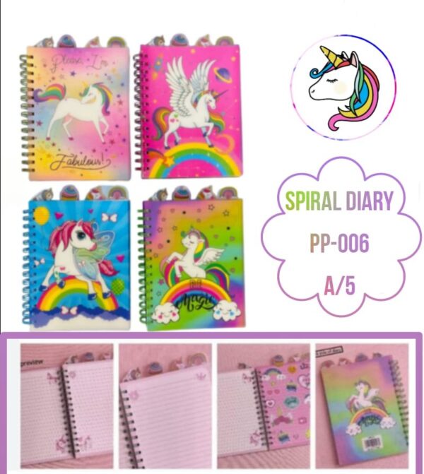 Spiral Diary PP-006 (Unicorn)
