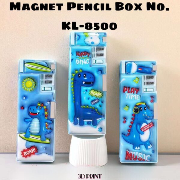 Magnet Pencil Box No.KL-8500 (Dino)
