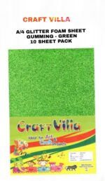 Craft Villa A/4 Glitter Foam Sheet Gumming - Loose Colours - Image 8
