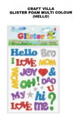 Craft Villa Glister Foam Multi Colour Sticker - Image 7