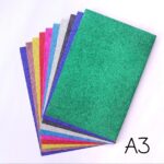 Craft Villa A/3 Glitter Foam Sheet Non Gumming - Multi Colour - Image 4
