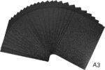 Craft Villa A/3 Glitter Foam Sheet Non Gumming – Black - Image 5
