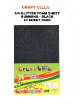 Craft Villa A/4 Glitter Foam Sheet Gumming - Loose Colours - Image 13