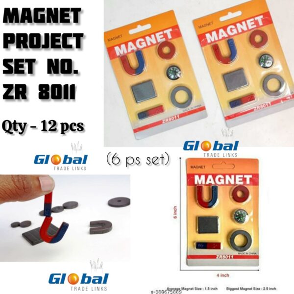 Magnet Project Set No.ZR-8011 (6 Pc)
