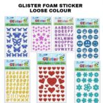 Craft Villa Glister Foam Sticker - Loose Colour
