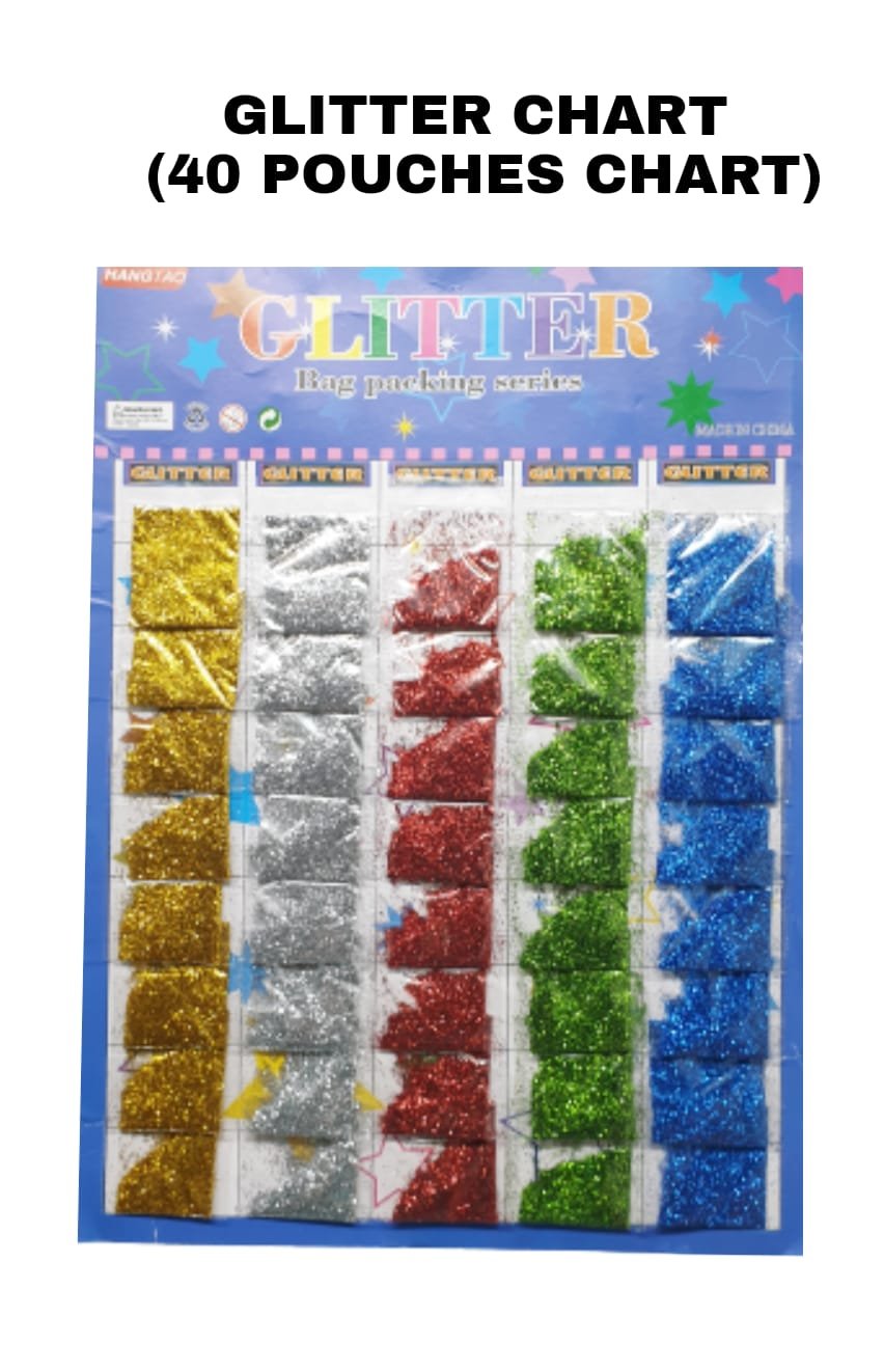 f81f4608-c141-449a-97e2-d5d4c4d7e5fc.jpg Glitter Chart - (40 Pouches) - Image 1