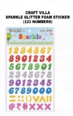 Craft Villa Sparkle Glitter Foam Sticker - Image 3