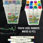 Touch Cool Marker White – 12 Pcs