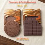 Fancy Chocolate & Cookies Shape Small Memo Pad