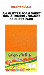 Craft Villa A/4 Glitter Foam Sheet Non-Gumming - loose Colours - Image 14
