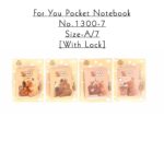 For You Pocket Notebook No.1300-7 A/7 [With Lock]