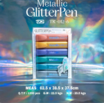 Metallic Glitter Highlighter No.TK-012-6 [6 Pc]