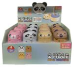 2 Hole Panda Shape Sharpner (24 Pcs Box) - Image 2