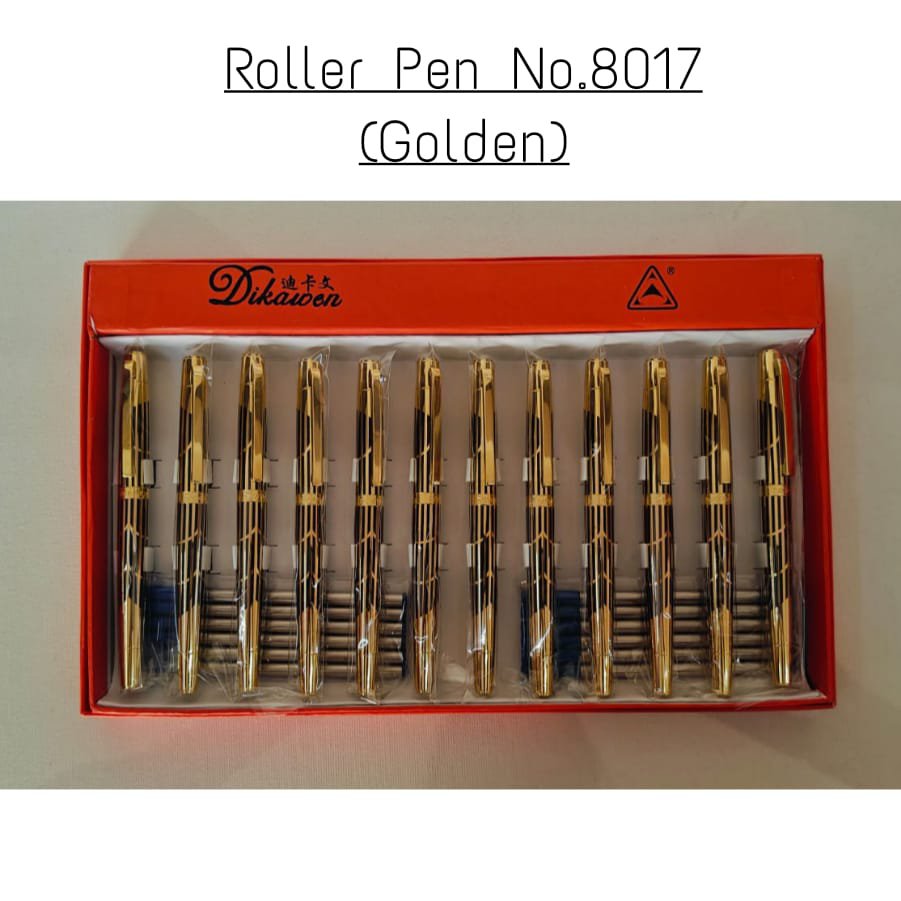 2026/02/1000025674.jpg Roller Pen No.8017 (Golden) - Image 1
