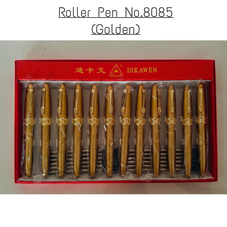 2026/02/1000025692-1.jpg Roller Pen No.8085 (Golden) - Image 1