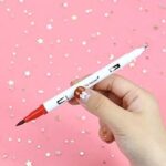 Dual Tip Brush Pen Marker No.001-24 (24 Pcs Col) - Image 6