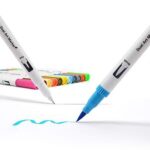Dual Tip Brush Pen Marker No.001-12 (12 Col) - Image 5