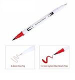 Dual Tip Brush Pen Marker No.001-12 (12 Col) - Image 3