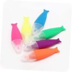 Fish Shape Highlighter No.QX-815 (6 Pcs Card) - Image 2