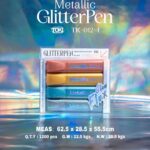 Metallic Glitter Pen No.TK-012 (4 Pcs)