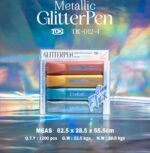 Metallic Glitter Pen No.TK-012 (4 Pcs)