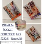 Premium Pocket Notebook No.7350-8 A/6