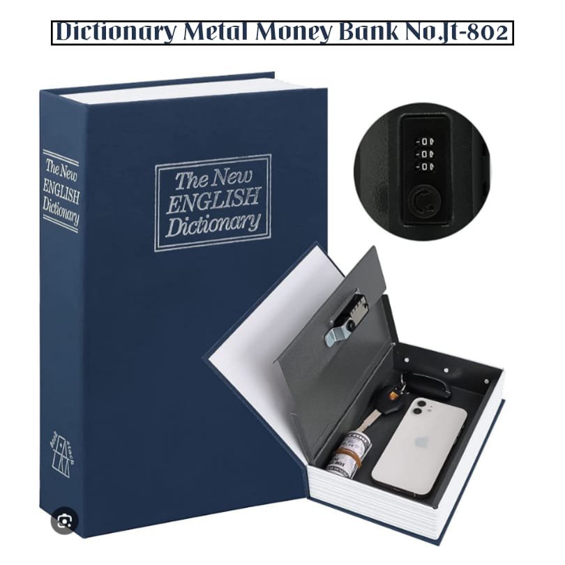 2026/02/1000029534-1.jpg Dictionary Metal Money Bank No. Jt-802 - Image 1
