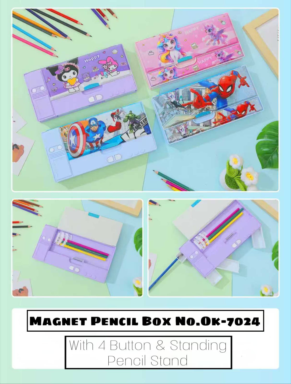 2026/02/1000030057.jpg Magnet Pencil Box No.OK-7024 - Image 1