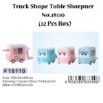 Truck Shape Table Sharpner No.18110 (12 Pcs)