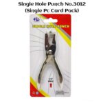Single Hole Punch No.3012 (Card Pack)
