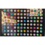 3D Gem Stone Sticker Card 12 Pc Pack - Image 2