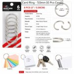 Card Ring-50mm (6 Pc Card)