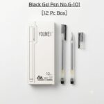 Black Gel Pen No.G-101(12 Pc Box)