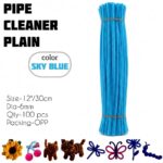 Pipe Cleaner- Single Colours -100 Pc Pack (10 Assorted Colours) - Image 10
