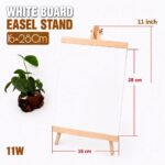 Wooden Canvas Board With Easel Stand-16x28cm