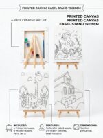 Printed Canvas With Easel Stand-20x30cm - Image 3