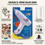 Glue Gun No.S-80 (80Watt) With Button - Image 2