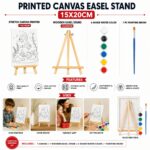 Printed Canvas With Easel Stand-15x20cm - Image 3